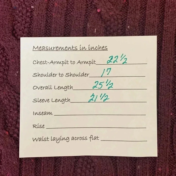 Talbots Burgundy Maroon Cable Knit Mock Neck Sweater - Picture 5 of 7